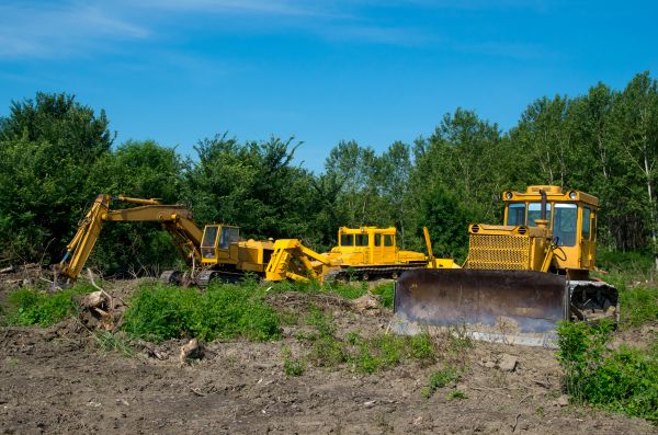 Bulldozer Clearing in Greenville
